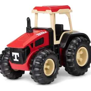 Manufacturer_Tonka Implements<Tonka Steel Classics Retro Cab Tractor with Red Plow