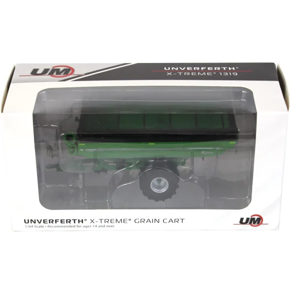 Manufacturer_SpecCast Implements<1/64 Unverferth X-Treme 1319 Grain Cart with Flotation Tires, Green