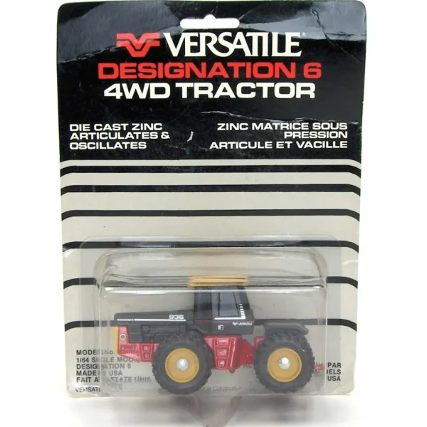 Manufacturer_Scale Models Tractors<1/64 Versatile 936 4WD Designations 6 w/ Duals, Made in the USA