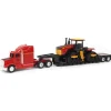 Manufacturer_ERTL Tractors<1/64 Versatile 580DT Track Tractor w/ Semi & Lowboy Trailer