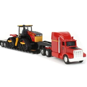 Manufacturer_ERTL Tractors<1/64 Versatile 580DT Track Tractor w/ Semi & Lowboy Trailer