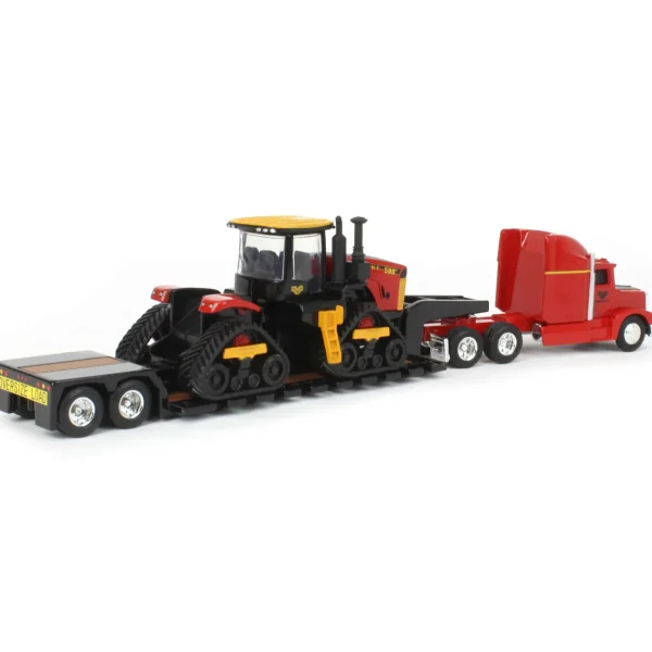 Manufacturer_ERTL Tractors<1/64 Versatile 580DT Track Tractor w/ Semi & Lowboy Trailer