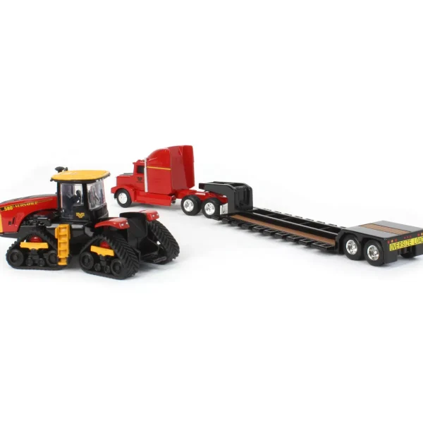 Manufacturer_ERTL Tractors<1/64 Versatile 580DT Track Tractor w/ Semi & Lowboy Trailer