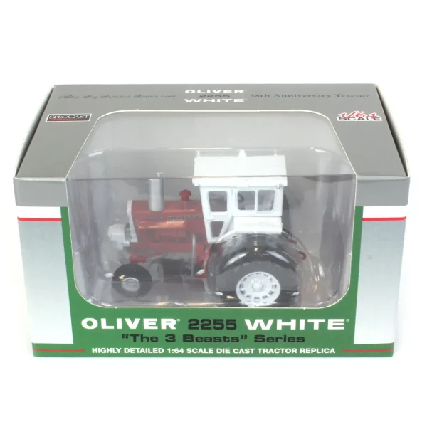 Manufacturer_SpecCast Tractors<1/64 1974 White 2255 w/ Cab & Duals, Red Scheme w/ Silver Lettering, Toy Tractor Times 38th Anniversary