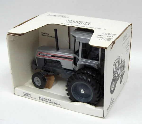 Manufacturer_Scale Models Tractors<1/16 White 185 2WD w/ Cab and Duals