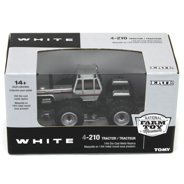 Manufacturer_ERTL Tractors<1/64 White 4-210 4WD with Duals, 2024 National Farm Toy Museum