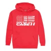 Outback Toys Case Ih & Ji Case<Adult Case IH Flag Red Hooded Sweatshirt