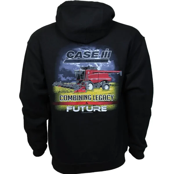 Outback Toys Case Ih & Ji Case<Adult Combining Legacy & Future Vintage Case IH & IH 7150 Combine Hooded Sweatshirt