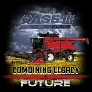 Outback Toys Case Ih & Ji Case<Adult Combining Legacy & Future Vintage Case IH & IH 7150 Combine Hooded Sweatshirt