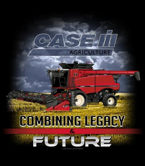 Outback Toys Case Ih & Ji Case<Adult Combining Legacy & Future Vintage Case IH & IH 7150 Combine Hooded Sweatshirt