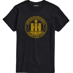 Outback Toys Ih Farmall<Adult IH Classic Seal Black Short Sleeve T-Shirt