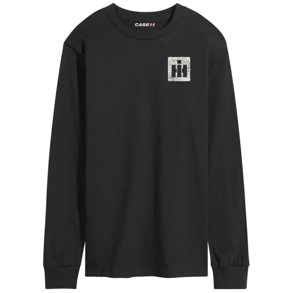 Outback Toys Ih Farmall<Adult IH Faith Family Farming Flag Black Long Sleeve Shirt