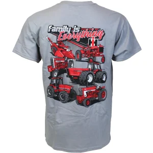Outback Toys Ih Farmall<Adult IH Family is Everything Gray Short Sleeve T-Shirt