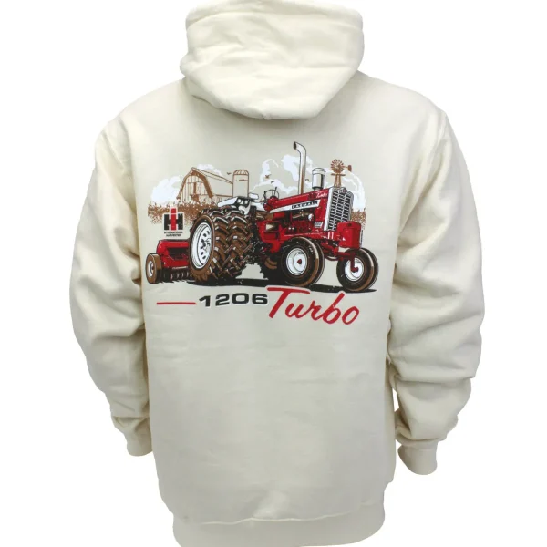 Outback Toys Ih Farmall<Adult IH Farmall 1206 with Duals Hooded Sweatshirt