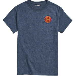 Outback Toys Ih Farmall<Adult IHC Circle Logo Proudly Serving Since 1902 Heather Blue Short Sleeve T-Shirt
