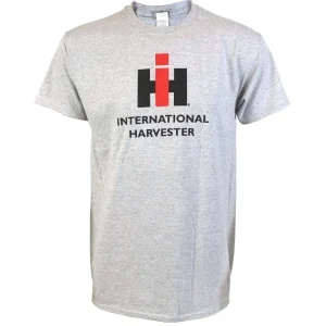 Outback Toys Ih Farmall<Adult International 7288 2+2 with IH Disk Harrow Gray Short Sleeve T-Shirt