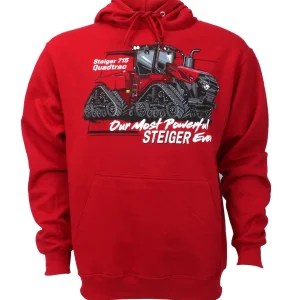 Outback Toys Case Ih & Ji Case<Adult Steiger 715 Quadtrac Hooded Sweatshirt