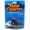 Manufacturer_ERTL Lowboys & Flatbeds<1/64 AGCO Rollback Delivery Truck with AGCO Allis 6670 Tractor