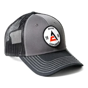 Outback Toys Agco, Allis, Massey & More<Allis Chalmers 1914 Logo Gray with Black Mesh Back Hat