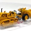 Manufacturer_First Gear, Inc. Crawlers & Dozers | Scrapers<1/50 Allis Chalmers HD21 Crawler with Detachable Ejector Scraper 2 Piece Set by 1st Gear