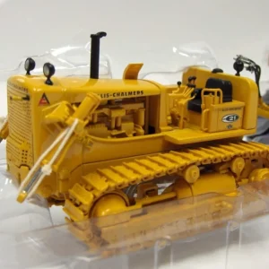 Manufacturer_First Gear, Inc. Crawlers & Dozers | Scrapers<1/50 Allis Chalmers HD21 Crawler with Detachable Ejector Scraper 2 Piece Set by 1st Gear