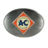 Manufacturer_SpecCast Agco, Allis, Massey & More<Allis Chalmers Logo Brushed Pewter Buckle