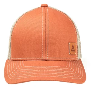 Outback Toys Agco, Allis, Massey & More<Allis Chalmers Logo Burnt Orange Mesh Back Hat