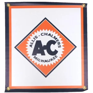 Outback Toys Outdoor<Allis Chalmers 1950s Starburst Logo 22in x 20in Vinyl Banner