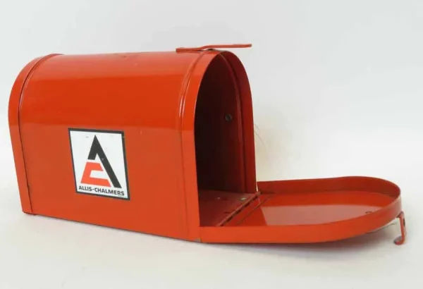 Manufacturer_ERTL Outdoor<Allis Chalmers Steel Vintage 6 Inch Mailbox by ERTL, Made in the USA