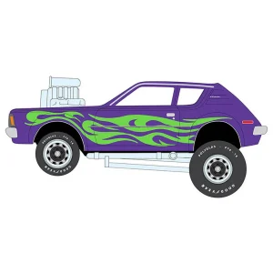 Manufacturer_Johnny Lightning Cars & Suvs<1/64 1971 AMC Gremlin, Metallic Metallic Passion Purple, Johnny Lightning Zingers
