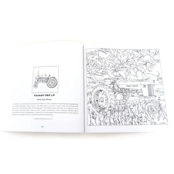 Outback Toys Books, Calendars & Dvds<Art of the Tractor Coloring Book with 80 Pages