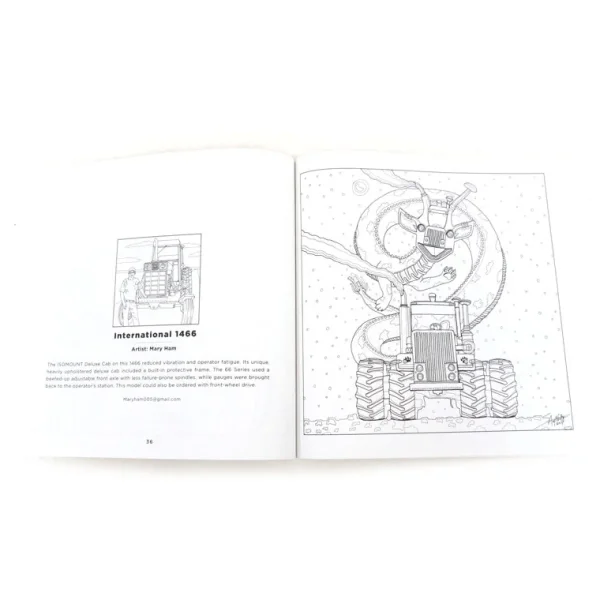 Outback Toys Books, Calendars & Dvds<Art of the Tractor Coloring Book with 80 Pages