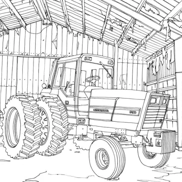 Outback Toys Books, Calendars & Dvds<Art of the Tractor Coloring Book with 80 Pages
