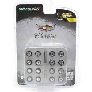 Manufacturer_Greenlight Collectibles Vehicle Accessories<1/64 Auto Body Shop, Cadillac Tires, Wheel & Tire Packs Series 7