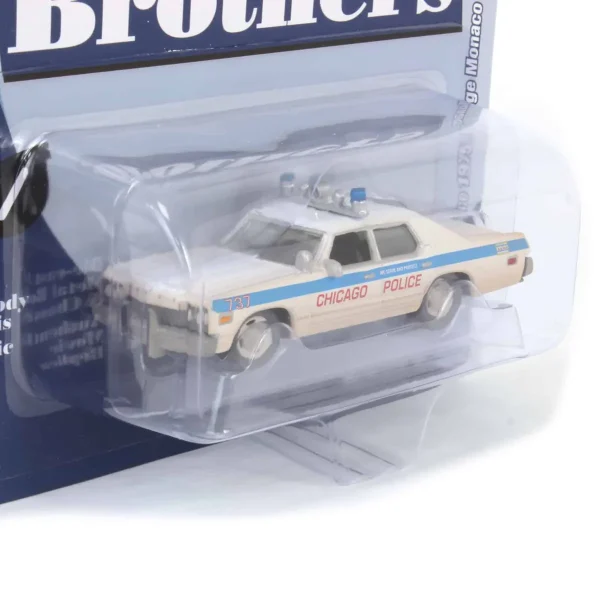 Manufacturer_Auto World Cars & Suvs<1/64 Auto World 1975 Dodge Monaco Chicago Police Dirty Version, Blues Brothers, Pop Culture