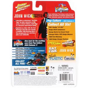 Manufacturer_Auto World Cars & Suvs<1/64 Auto World 1969 Ford Mustang Mach I, John Wick, Pop Culture
