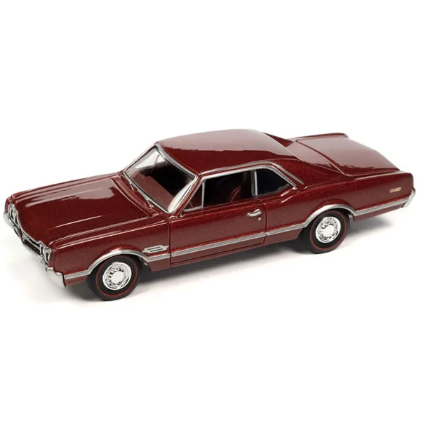 Manufacturer_Auto World Cars & Suvs<1/64 Auto World 2023 Release 2B, 1966 Oldsmobile 442, Autumn Bronze Poly