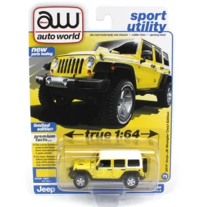 Manufacturer_Auto World Cars & Suvs<1/64 Auto World Sport Utility 2022 Release 3A 2017 Jeep JK Wrangler