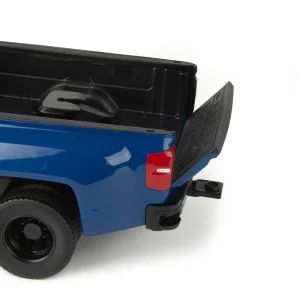 Manufacturer_ERTL Pickup Trucks<(B&D) - 1/16 ERTL Big Farm Blue Chevrolet Pickup Truck with Trailer & 6 Round Bales - Damaged Item