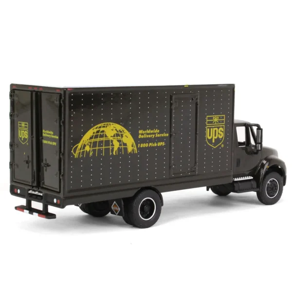 Manufacturer_Greenlight Collectibles Box Trucks & Trailers<(B&D) 1/64 2013 International Durastar Box Van, United Parcel Service, UPS, HD Truck Series 24 - Damaged Item