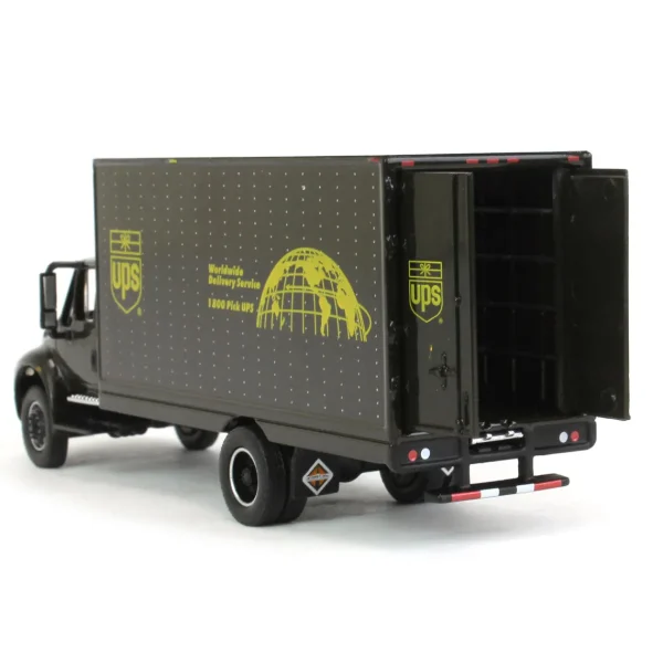 Manufacturer_Greenlight Collectibles Box Trucks & Trailers<(B&D) 1/64 2013 International Durastar Box Van, United Parcel Service, UPS, HD Truck Series 24 - Damaged Item