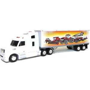 Manufacturer_First Gear, Inc. Box Trucks & Trailers<(B&D) 1/28 Case IH for Kids Plastic Semi with Lights & Sounds by First Gear - Damaged Item