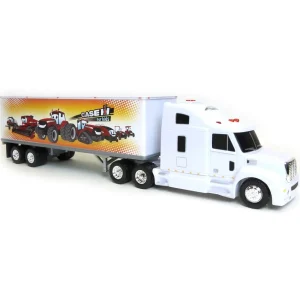 Manufacturer_First Gear, Inc. Box Trucks & Trailers<(B&D) 1/28 Case IH for Kids Plastic Semi with Lights & Sounds by First Gear - Damaged Item