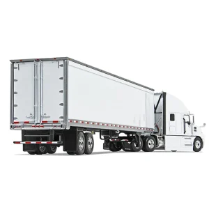 Manufacturer_First Gear, Inc. Box Trucks & Trailers<(B&D) 1/64 Mack Anthem Sleeper Cab, White with White 53ft Box Trailer by First Gear - Damaged Item