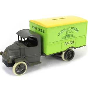 Manufacturer_ERTL Box Trucks & Trailers<(B&D) 1/25 Mack Bulldog 1926 Delivery Van, #1 in John Deere Bank Series - Damaged Item, Missing Box