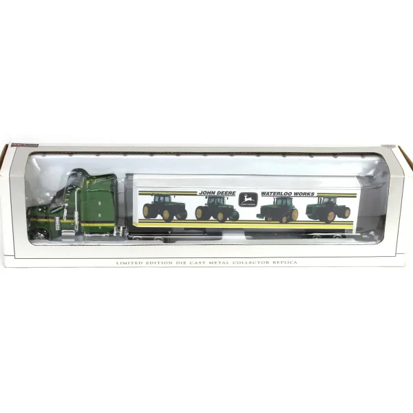 Manufacturer_SpecCast Box Trucks & Trailers<(B&D) 1/64 Peterbilt John Deere Waterloo Works Semi - Wrong Box