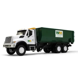 Manufacturer_First Gear, Inc. Dump Trucks<(B&D) 1/24 Plastic International WorkStar with Roll-off Container and Lights & Sounds - Damaged Item