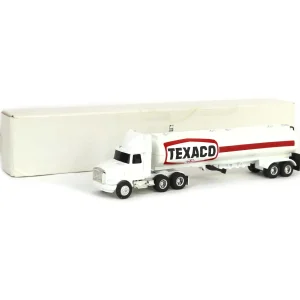 Manufacturer_ERTL Tanker Trucks<(B&D) 1/64 WhiteGMC Vica Conventional Aero semi with Texaco Tanker