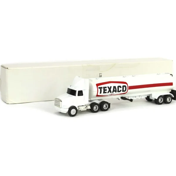 Manufacturer_ERTL Tanker Trucks<(B&D) 1/64 WhiteGMC Vica Conventional Aero semi with Texaco Tanker