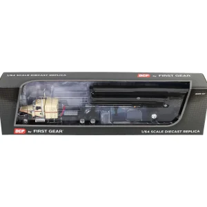 Manufacturer_DCP by First Gear Dump Trucks<1/64 Beige/Black Kenworth W900 with MAC Coal Dump Trailer, DCP by First Gear